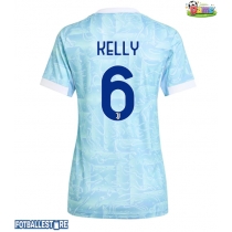 Juventus Lloyd Kelly #6 Bortedrakt Dame 2025-26 Kortermet